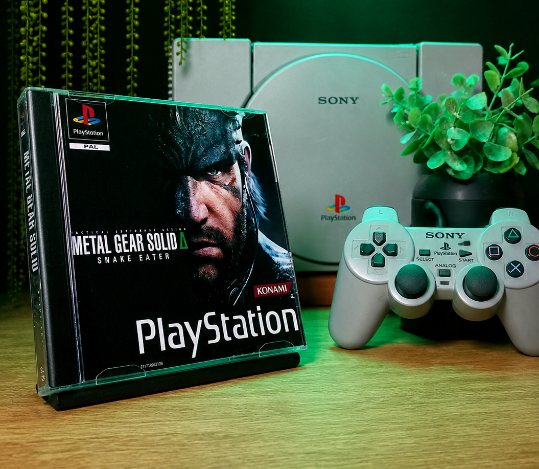 Boîtier personnalisé Metal Gear Solid Snake Eater PS1