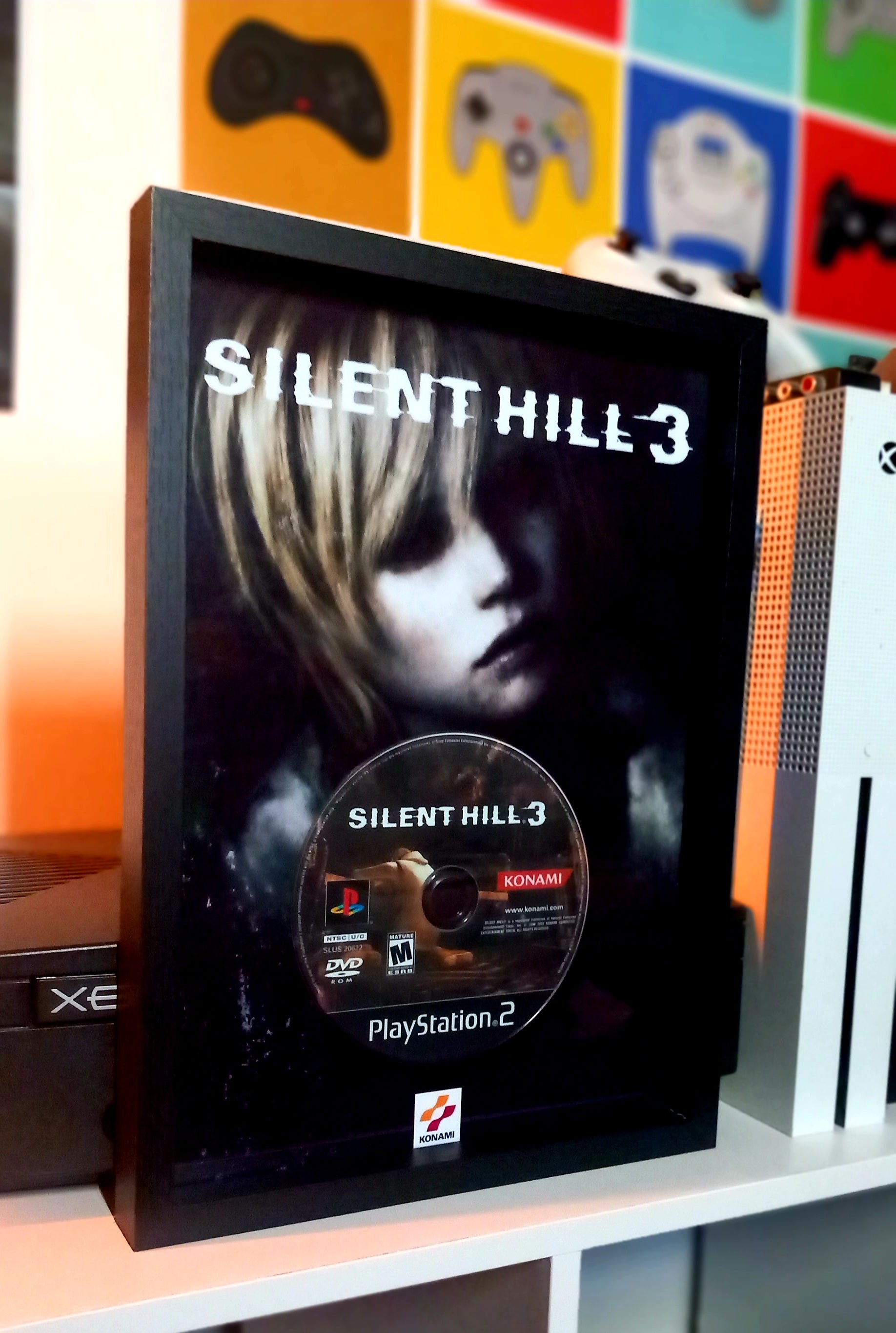 Cadre décoratif Silent Hill 3 PS2 – Heather Mason Konami DVD