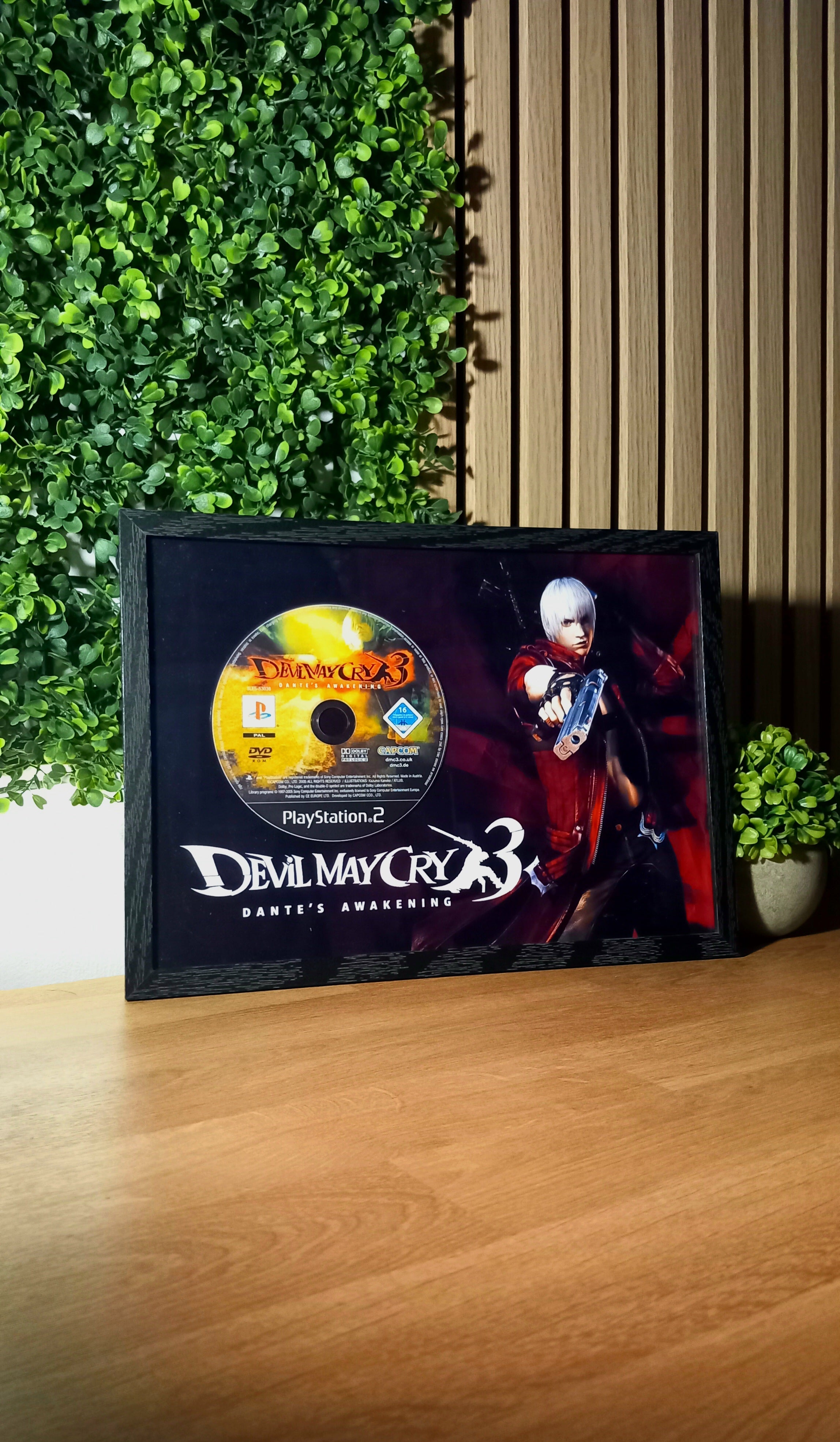 Cadre décoratif Devil May Cry 3 Dante's Awakening PS2 – Dante Capcom DVD