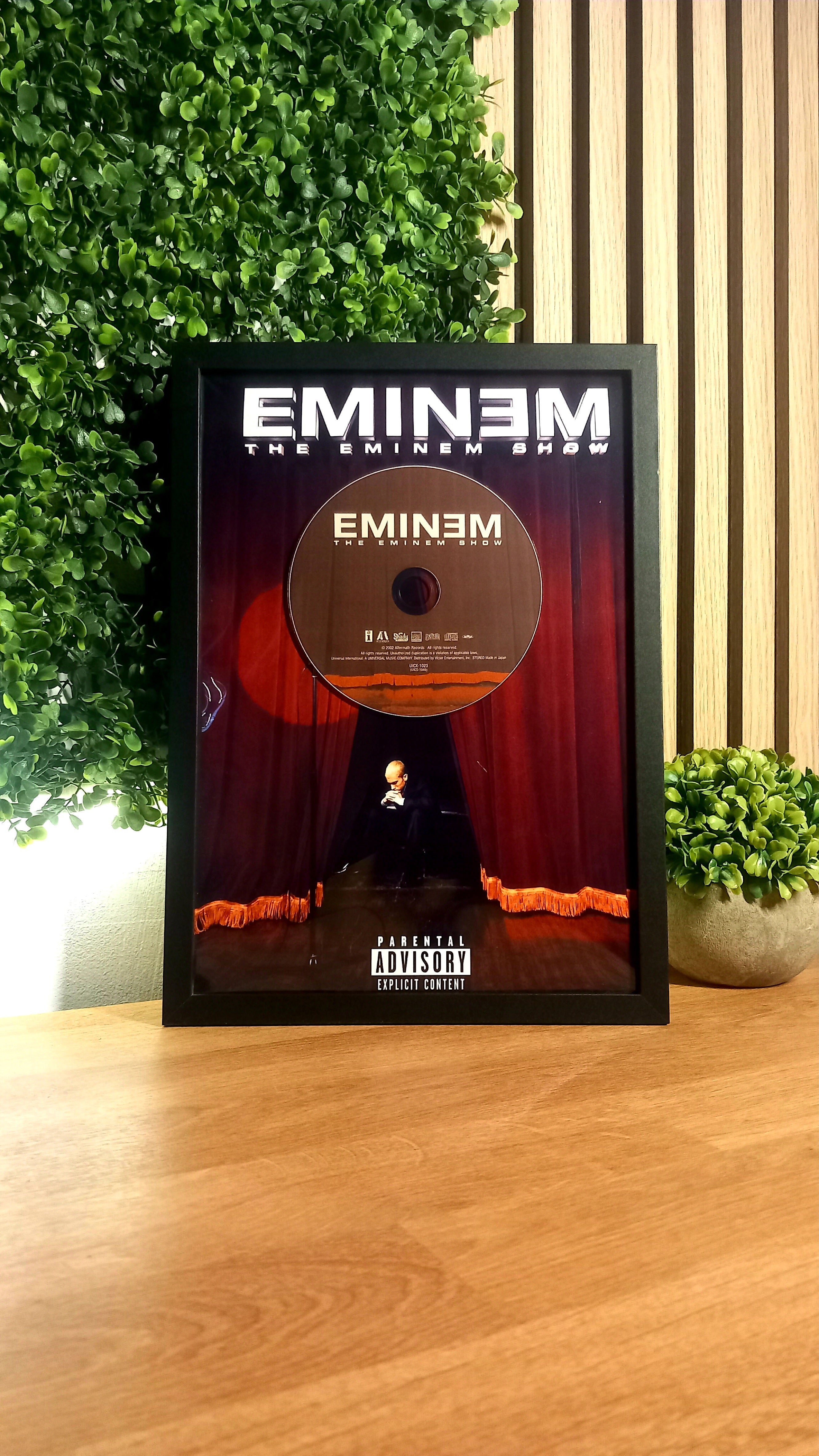 Cadre décoratif Eminem The Eminem Show avec CD imprimé