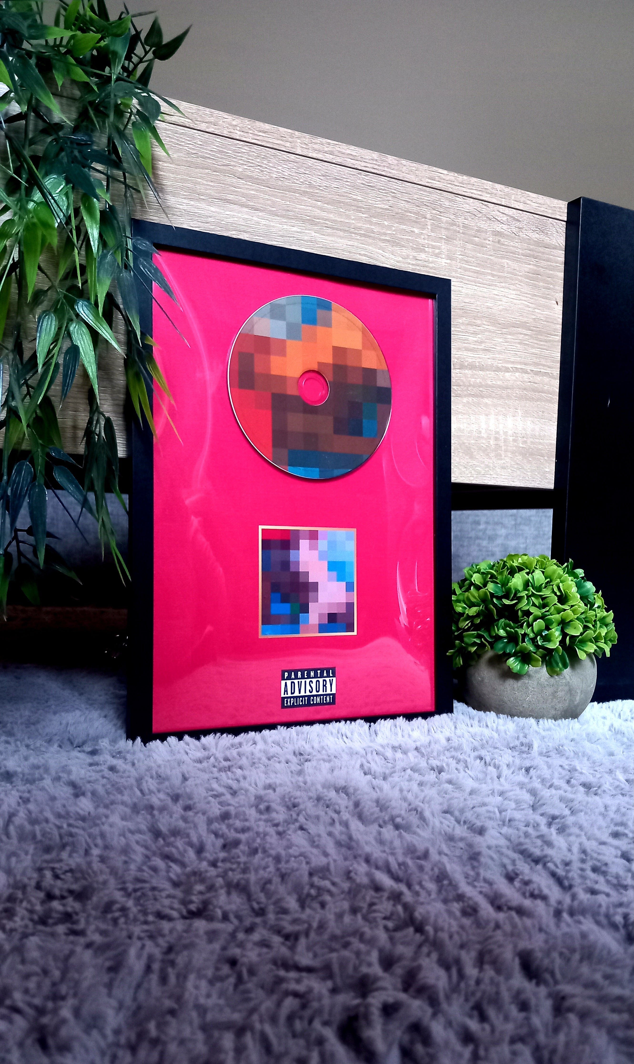 Cadre décoratif Kanye West My Beautiful Dark Twisted Fantasy