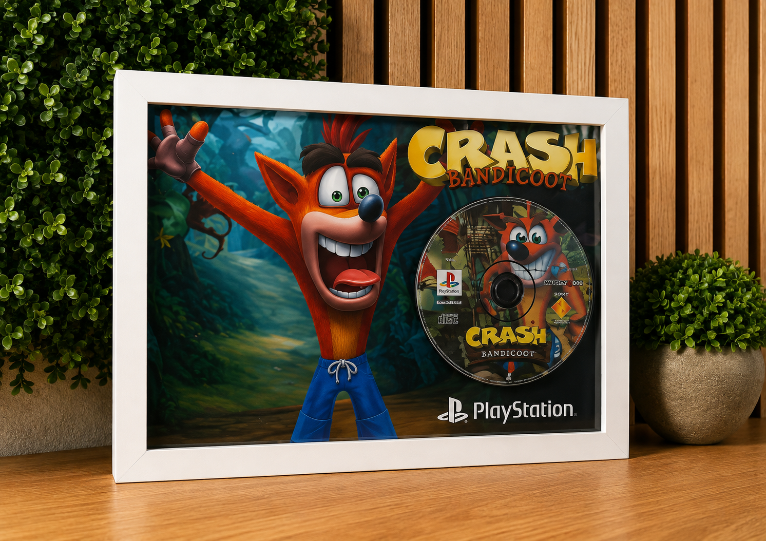 Cadre décoratif Crash Bandicoot – PlayStation