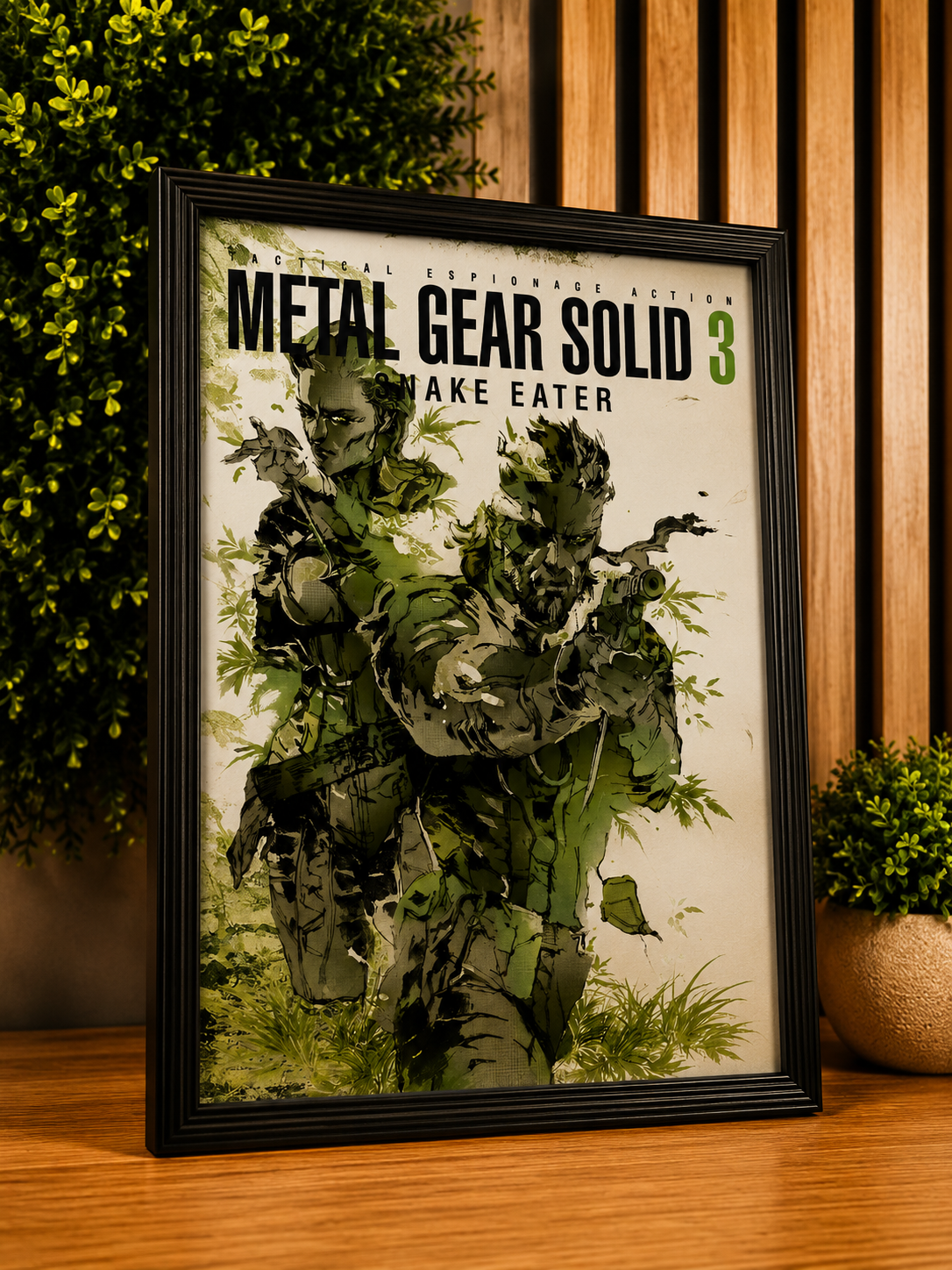 Metal Gear Solid 3 Snake Eater – Cadre Affiche décoratif