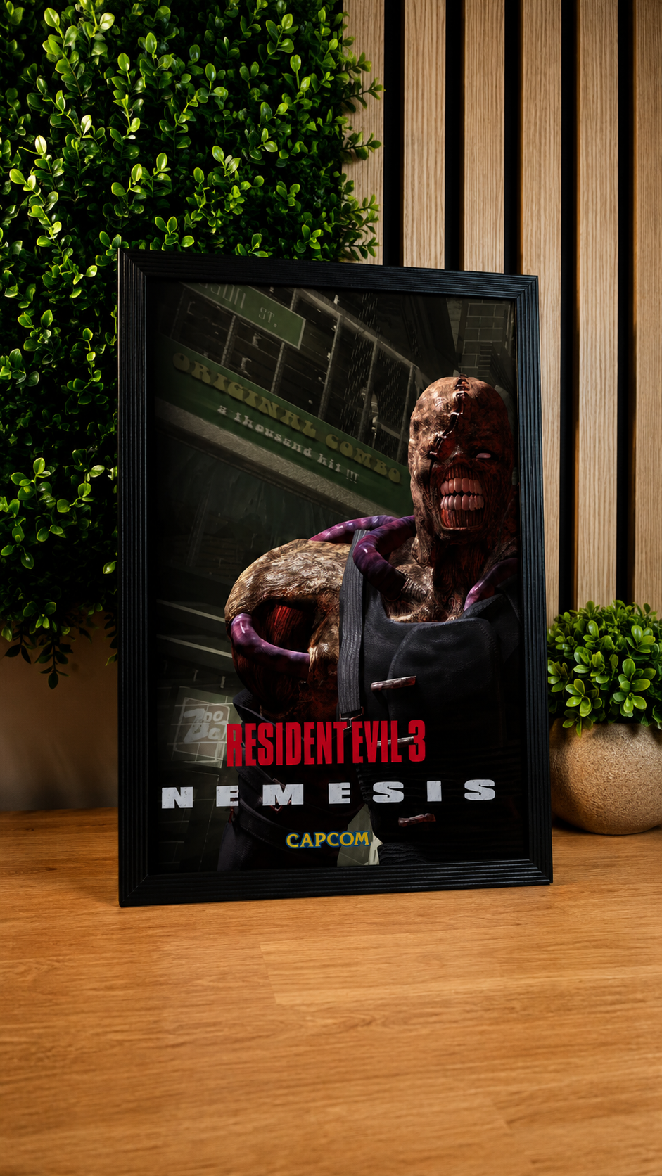 Cadre Affiche Resident Evil 3 Nemesis Capcom