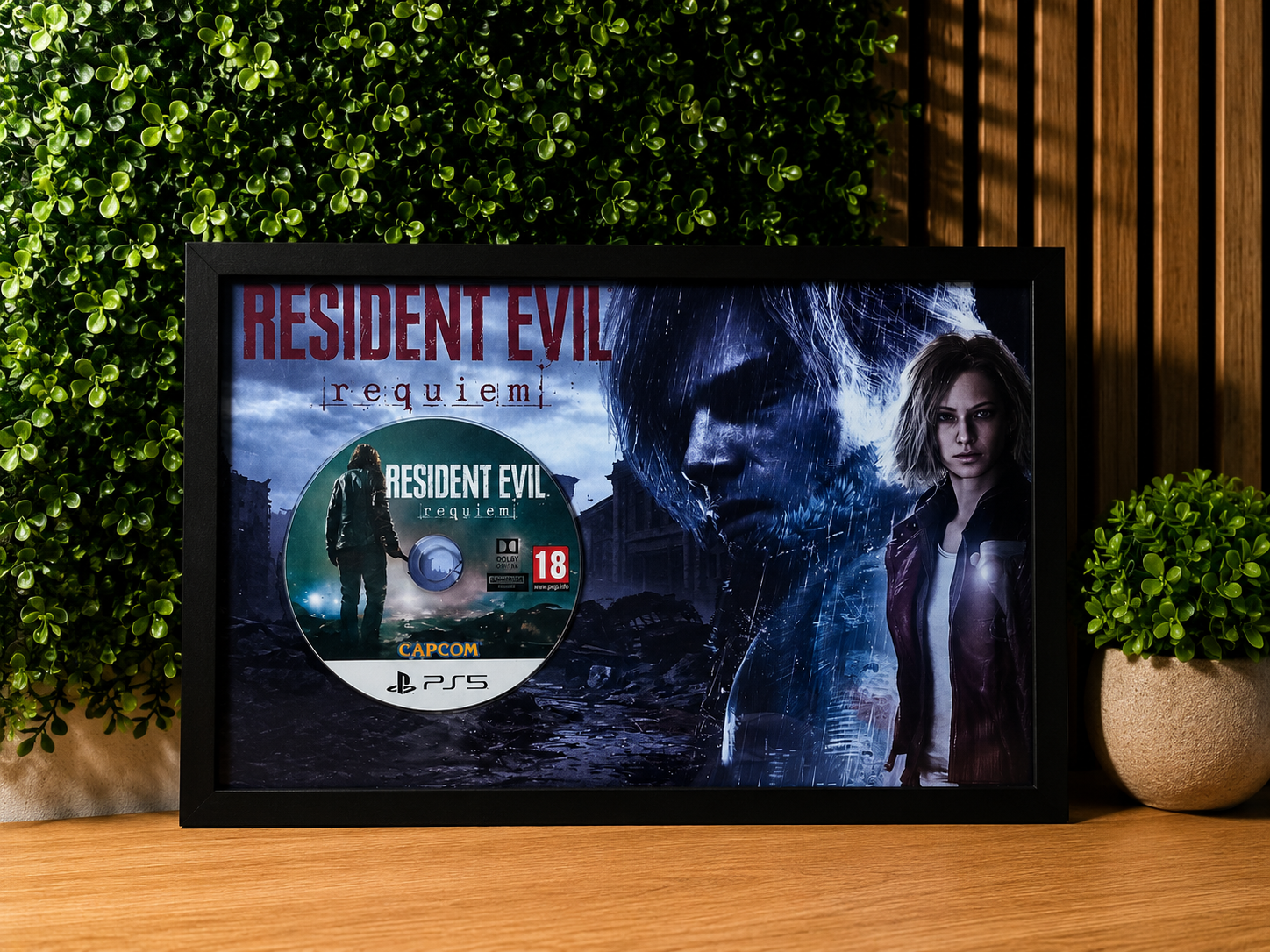 Cadre décoratif Resident Evil Requiem – PS5 avec CD Capcom