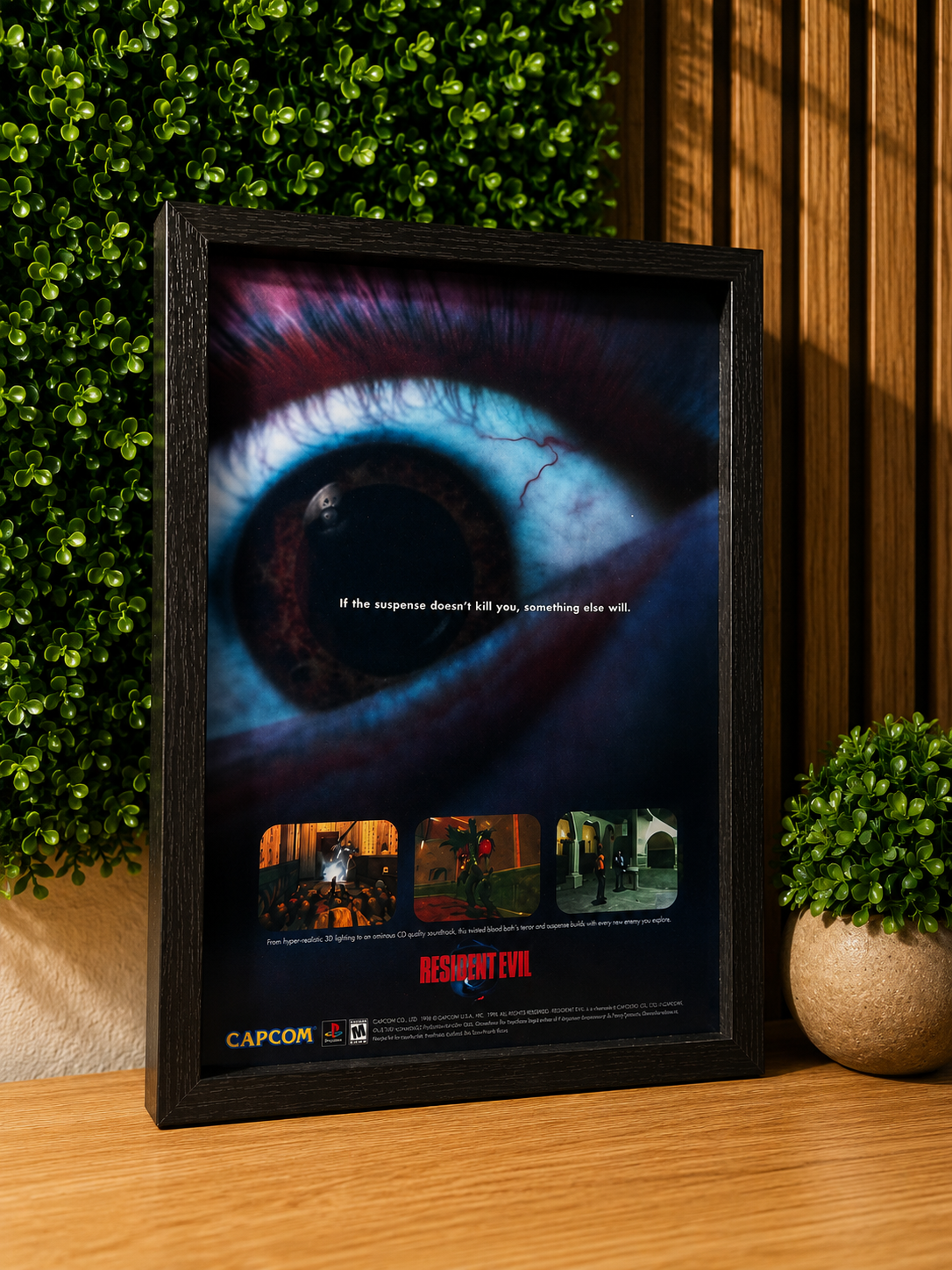 Cadre Affiche Resident Evil Capcom