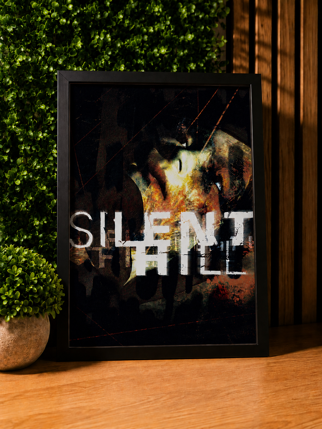 Cadre Affiche Silent Hill original artwork Konami Pyramid Head