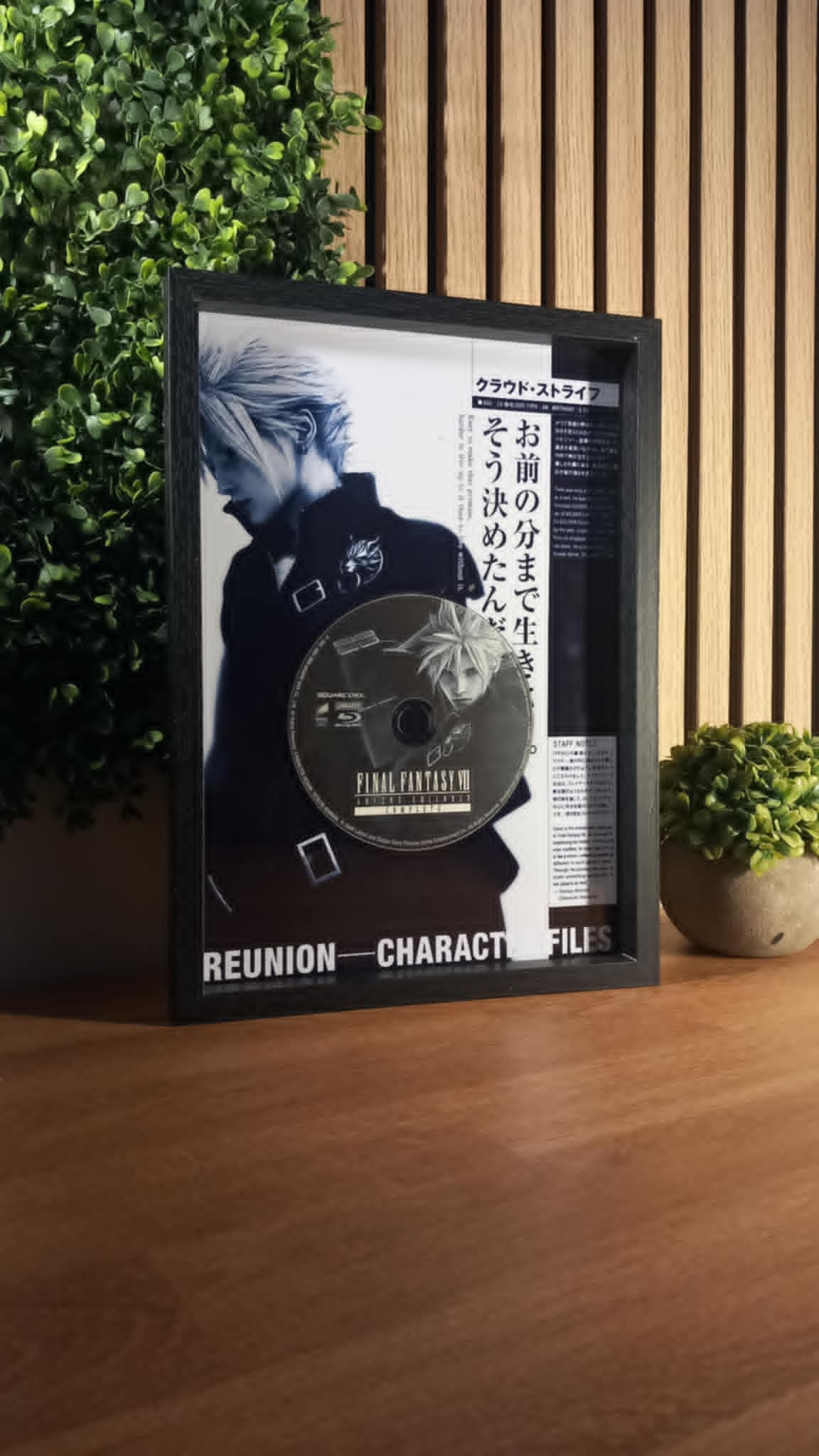 Cadre décoratif Final Fantasy VII Advent Children – Cloud Strife