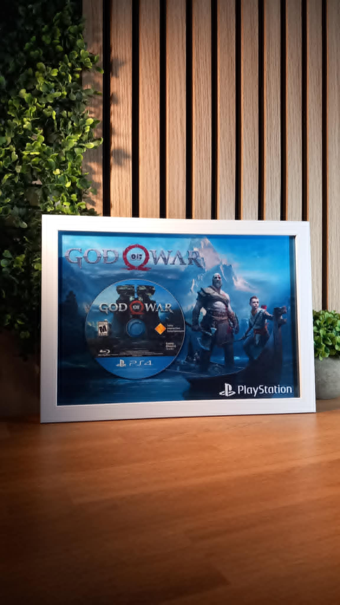 Cadre décoratif God of War PS4 – Kratos et Atreus